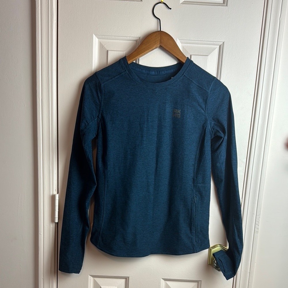 ALASKAN HARDGEAR by Duluth Trading Blue Long Sleeve Athletic Top XS